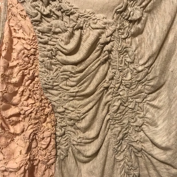 Anthropologie Beige Peach Sleeveless Top Medium - Picture 3 of 8